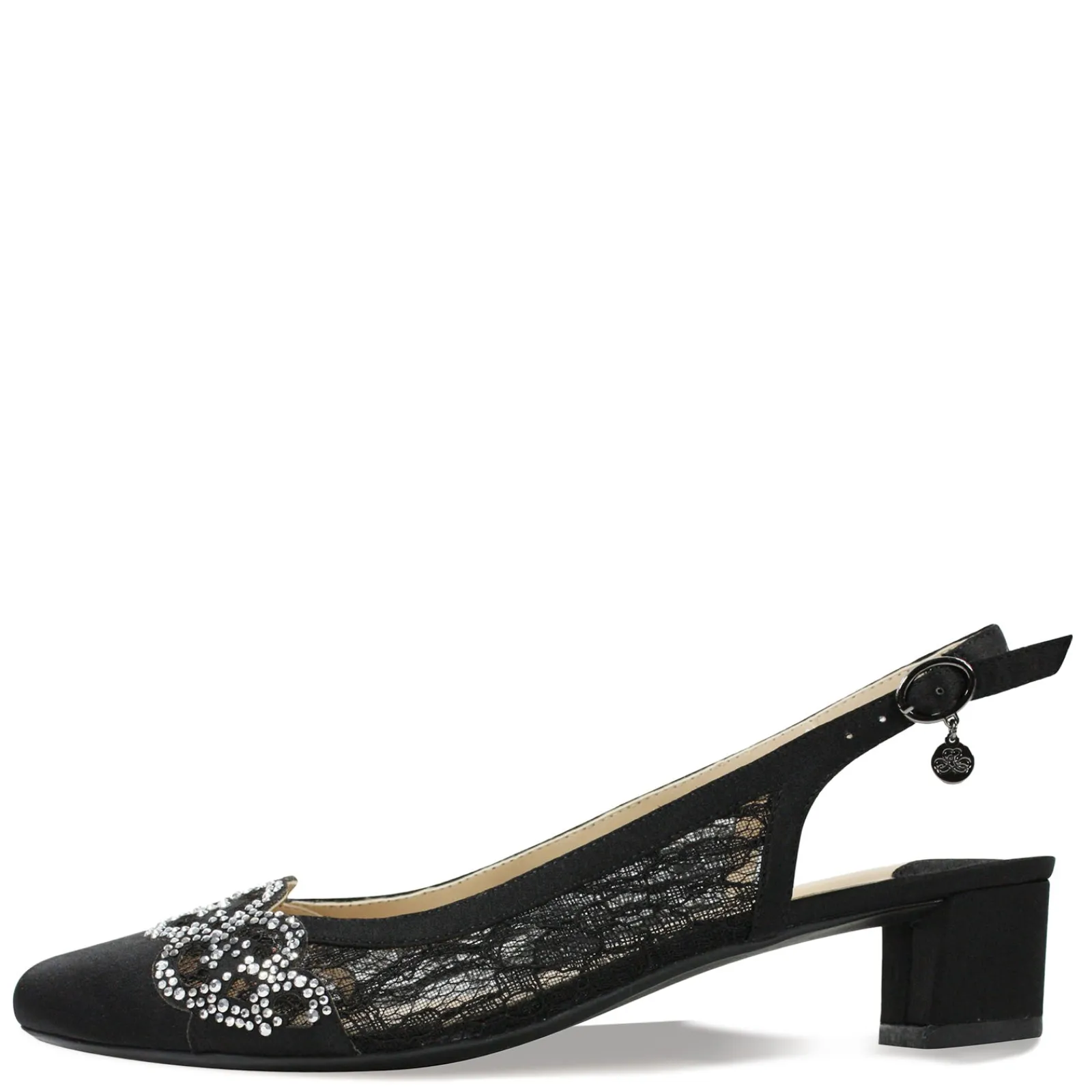 J Renee Pumps & Heels|Women's , Faleece Pump Black Clear