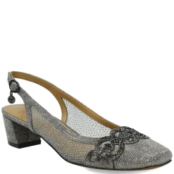 J Renee Pumps & Heels|Women's , Faleece Pump Pewter Glitter