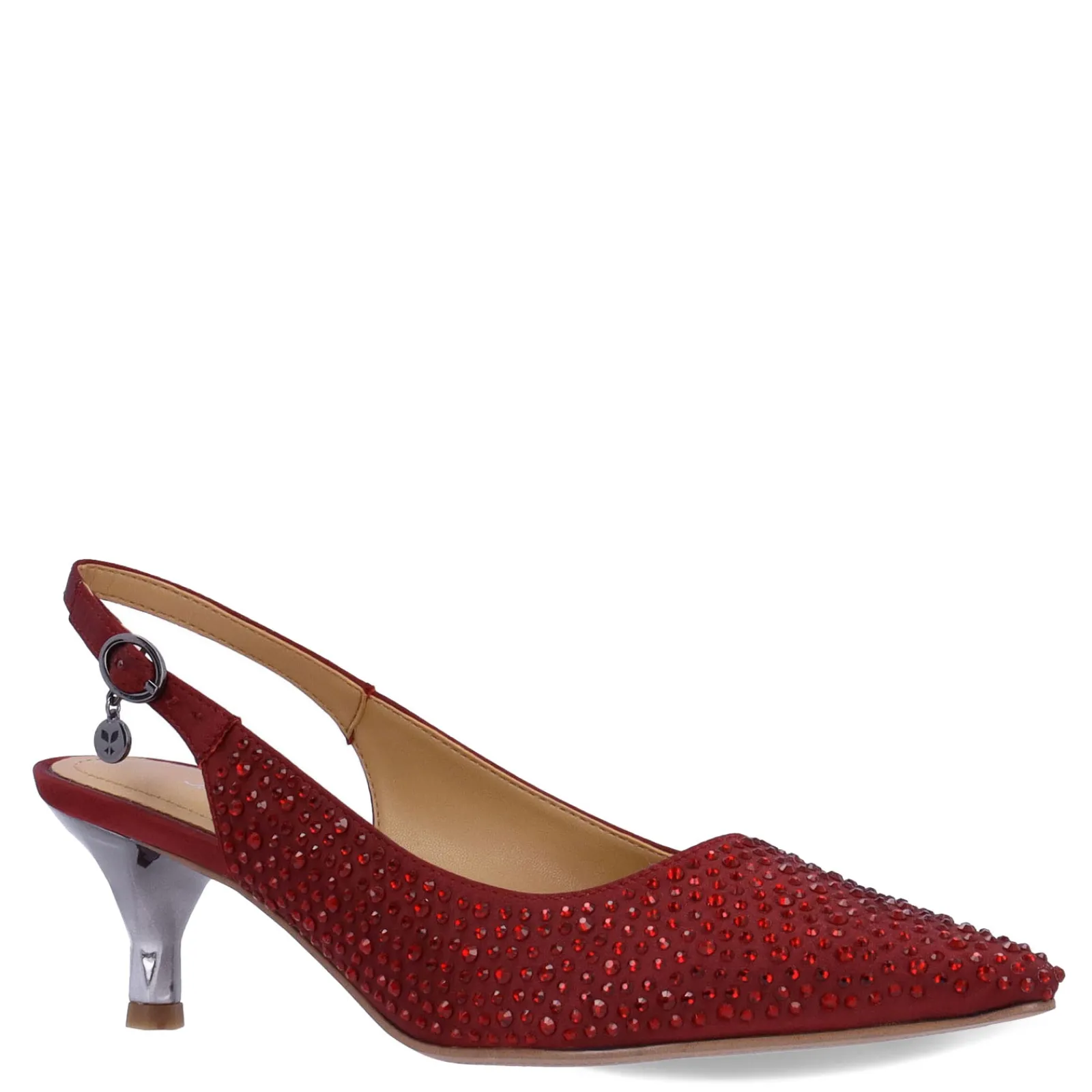 J Renee Pumps & Heels|Women's , Ferryanne Pump Burgundy Satin