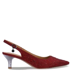 J Renee Pumps & Heels|Women's , Ferryanne Pump Burgundy Satin