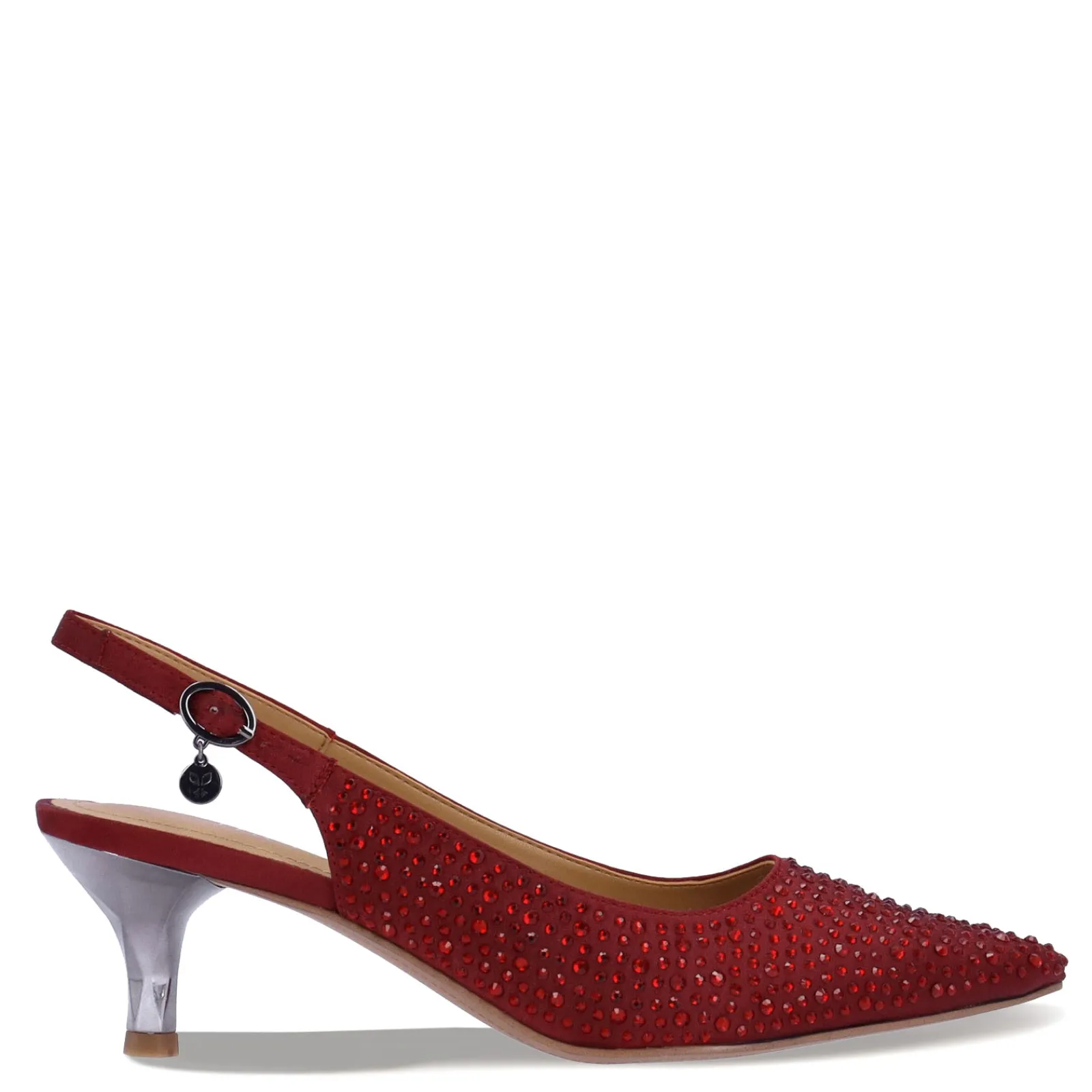 J Renee Pumps & Heels|Women's , Ferryanne Pump Burgundy Satin