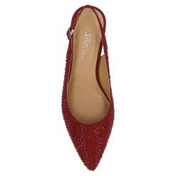 J Renee Pumps & Heels|Women's , Ferryanne Pump Burgundy Satin