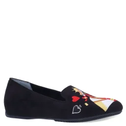 J Renee Flats|Women's , Fullhouse Flat Black Suede