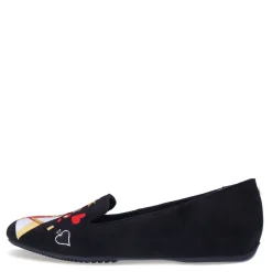 J Renee Flats|Women's , Fullhouse Flat Black Suede