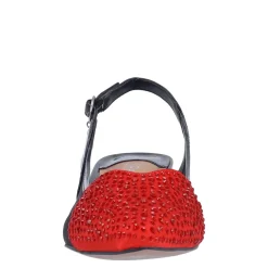 J Renee Pumps & Heels|Women's , Gwyn Pump Black Red