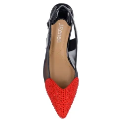 J Renee Pumps & Heels|Women's , Gwyn Pump Black Red