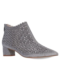 J Renee Boots|Women's , Jacinta Boot Pewter Glitter