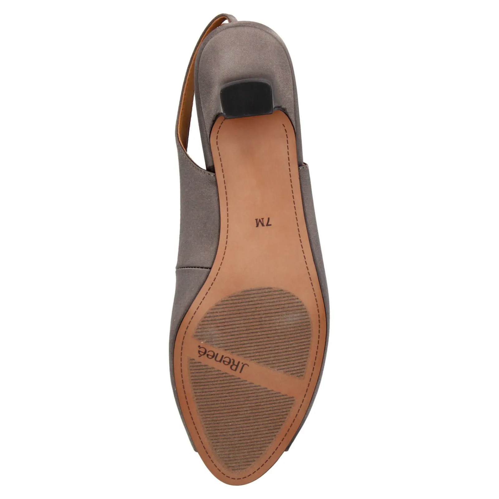 J Renee Sandals|Women's , Jenvey Sandal Grey Satin