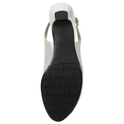 J Renee Sandals|Women's , Jenvey Sandal Silver Satin