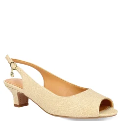 J Renee Pumps & Heels|Women's , Jenvey Sandal Gold Glitter