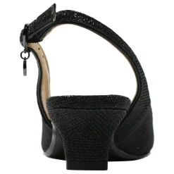 J Renee Pumps & Heels|Women's , Jenvey Sandal Black Glitter
