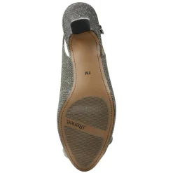J Renee Sandals|Women's , Leonelle Sandal Pewter Glitter