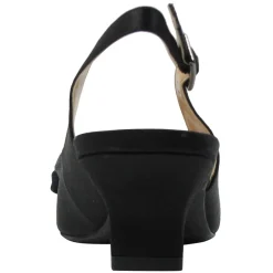 J Renee Pumps & Heels|Women's , Leonelle Sandal Black Satin