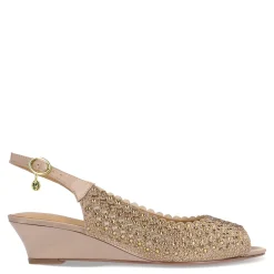 J Renee Wedges|Women's , Malorie Sandal Beige