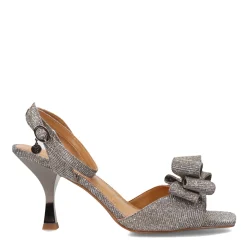 J Renee Sandals|Women's , Nishia Sandal Pewter Glitter