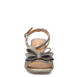 J Renee Sandals|Women's , Nishia Sandal Pewter Glitter