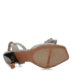 J Renee Sandals|Women's , Nishia Sandal Pewter Glitter