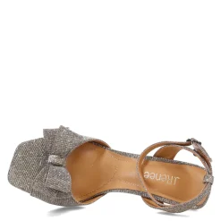 J Renee Pumps & Heels|Women's , Nishia Sandal Pewter Glitter