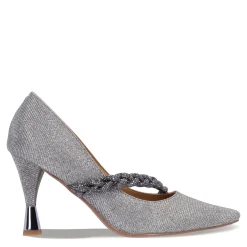 J Renee Pumps & Heels|Women's , Nyomee Pump Pewter Glitter