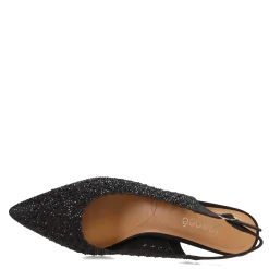 J Renee Sandals|Women's , Pranil Pump Black Satin