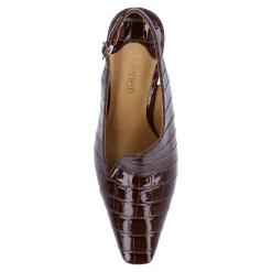 J Renee Pumps & Heels|Women's , Prissy Pump Brown Croco