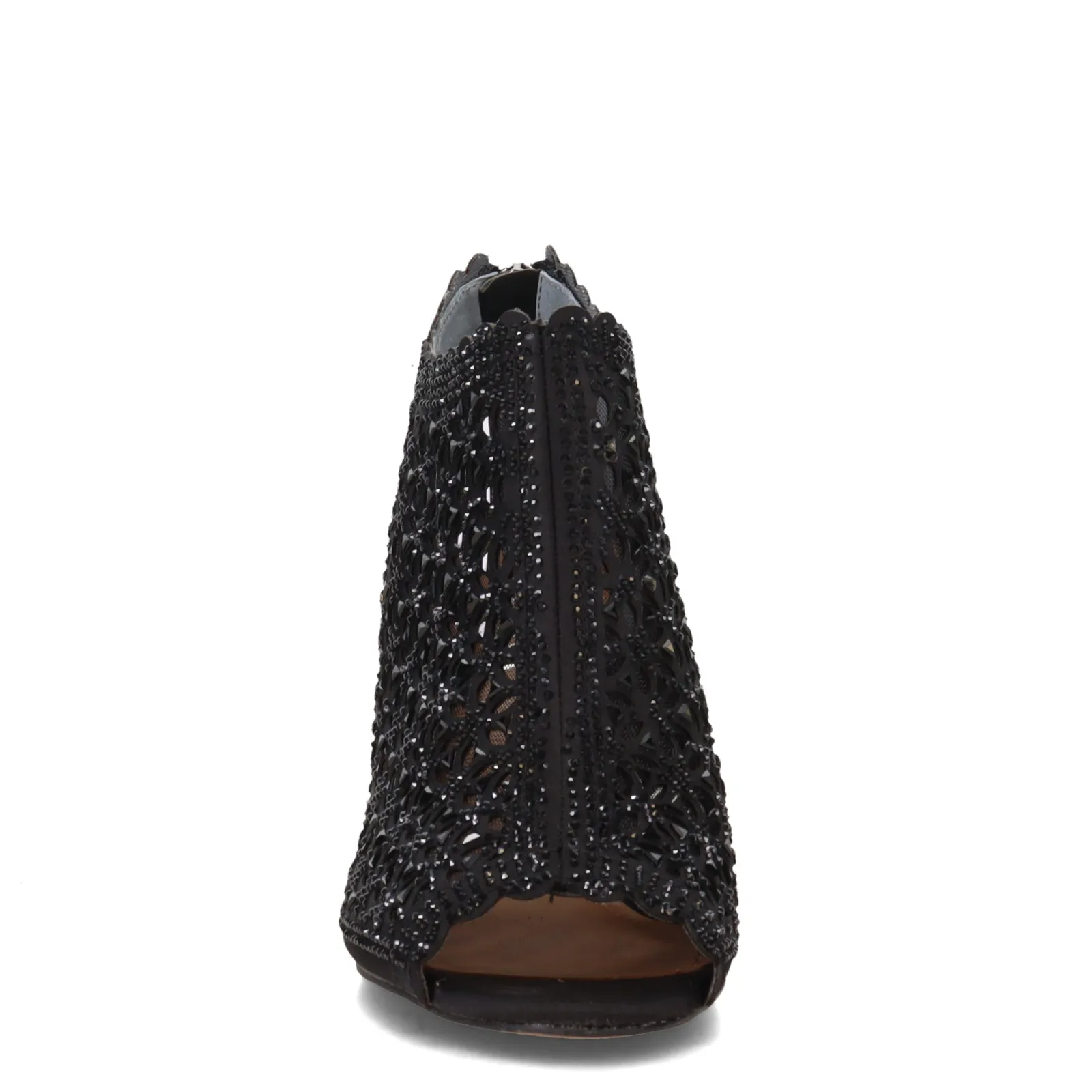 J Renee Sandals|Women's , Radita Shootie Black Satin