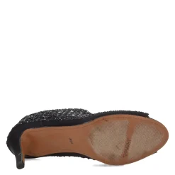 J Renee Sandals|Women's , Radita Shootie Black Satin