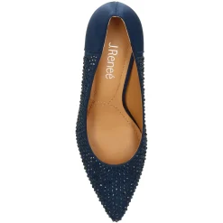 J Renee Pumps & Heels|Women's , Rishna Pump Navy Satin