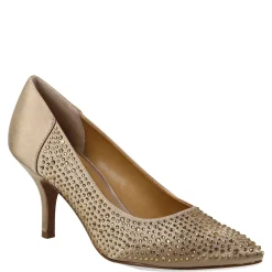 J Renee Pumps & Heels|Women's , Rishna Pump Beige Satin