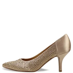 J Renee Pumps & Heels|Women's , Rishna Pump Beige Satin
