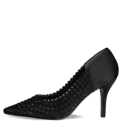 J Renee Pumps & Heels|Women's , Sesily Pump Black Satin
