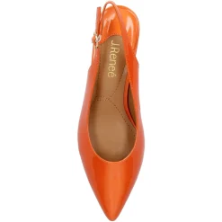 J Renee Pumps & Heels|Women's , Shayanne Pump Orange Patent