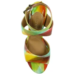 J Renee Sandals|Women's , Soncino Sandal Bright Multi Patent