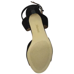 J Renee Sandals|Women's , Soncino Sandal Black Suede