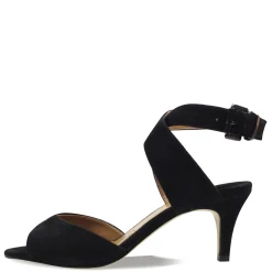 J Renee Pumps & Heels|Women's , Soncino Sandal Black Suede