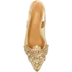 J Renee Pumps & Heels|Women's , Strovanni Pump Gold
