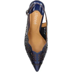 J Renee Pumps & Heels|Women's , Valerian Pump Navy Patent