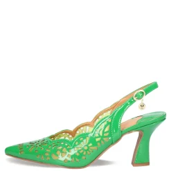 J Renee Pumps & Heels|Women's , Valerian Pump Green Patent