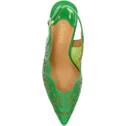 J Renee Pumps & Heels|Women's , Valerian Pump Green Patent