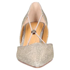 J Renee Pumps & Heels|Women's , Varshee Pump Pewter Glitter