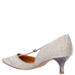 J Renee Pumps & Heels|Women's , Varshee Pump Pewter Glitter