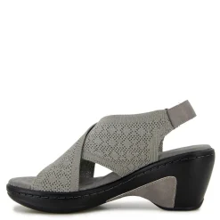 JBU by Jambu Wedges|Women's , Alyssa Sandal Grey