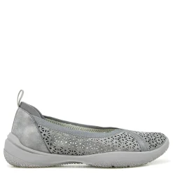 JBU by Jambu Flats|Women's , Emma Slip-On Gunmetal/Shimer