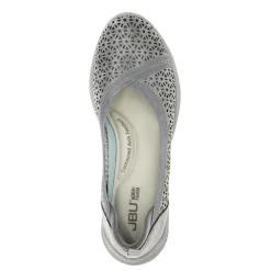 JBU by Jambu Flats|Women's , Emma Slip-On Gunmetal/Shimer