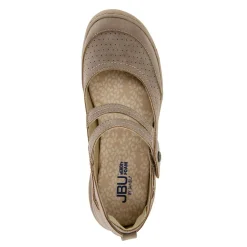 JBU by Jambu Flats|Women's , Fawn Slip-On Taupe