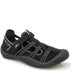 JBU by Jambu Sandals|Women's , Josie Water Ready Slip-On Black/Off White