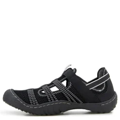 JBU by Jambu Sandals|Women's , Josie Water Ready Slip-On Black/Off White