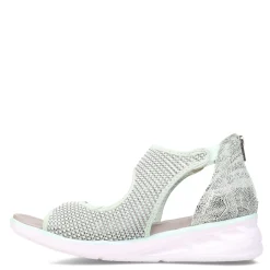 JBU by Jambu Wedges|Women's , Margot Sandal Mint Snake