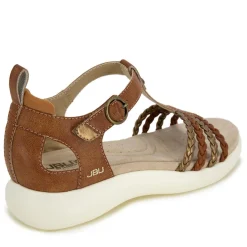JBU by Jambu Sandals|Women's , Prague Sandal Brown/Bronze