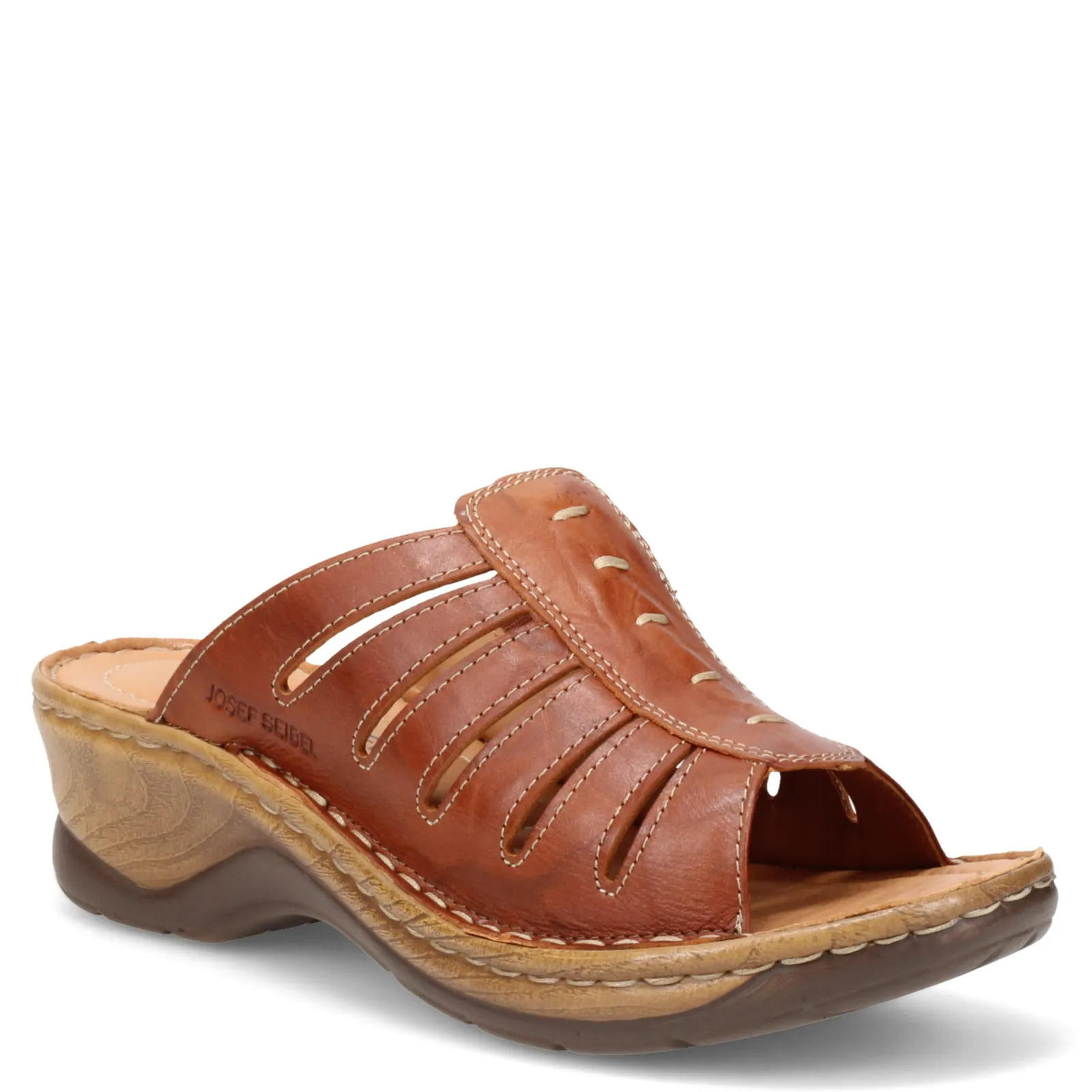 Josef Seibel Sandals|Women's , Catalonia 77 Sandal Brandy